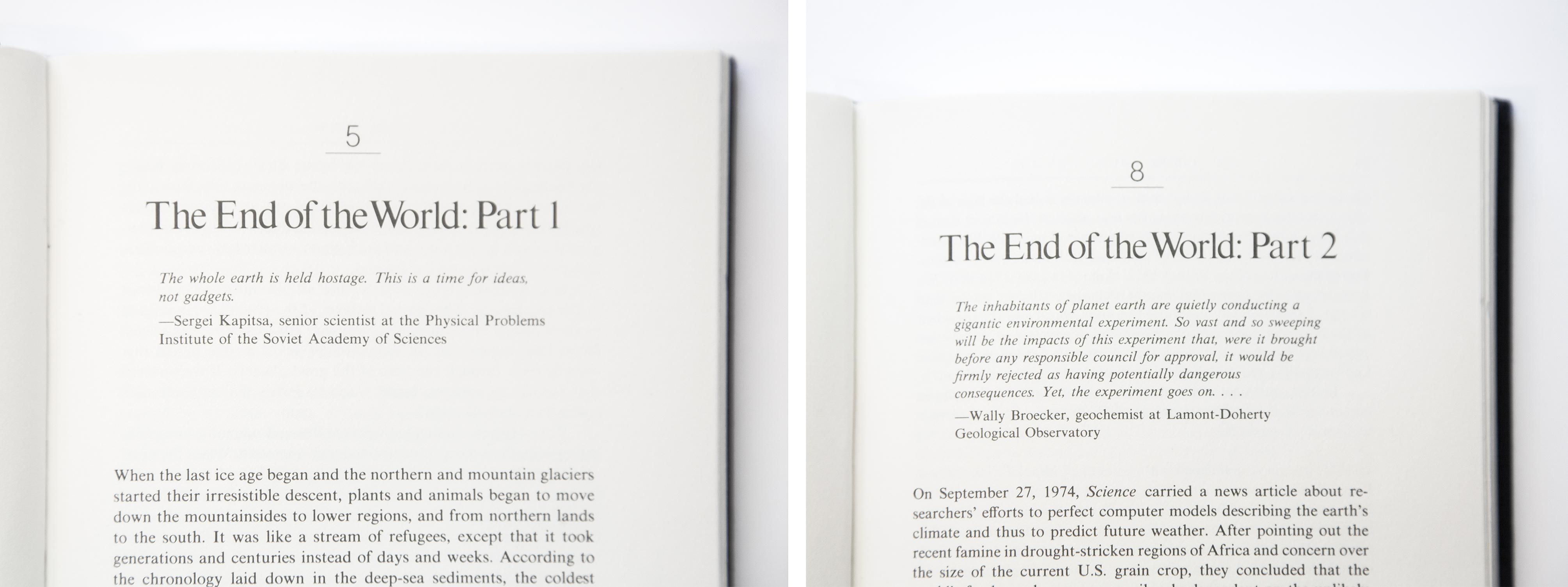 Fire & Ice: The Greenhouse Effect, Ozone Depletion and Nuclear Winter, 1990