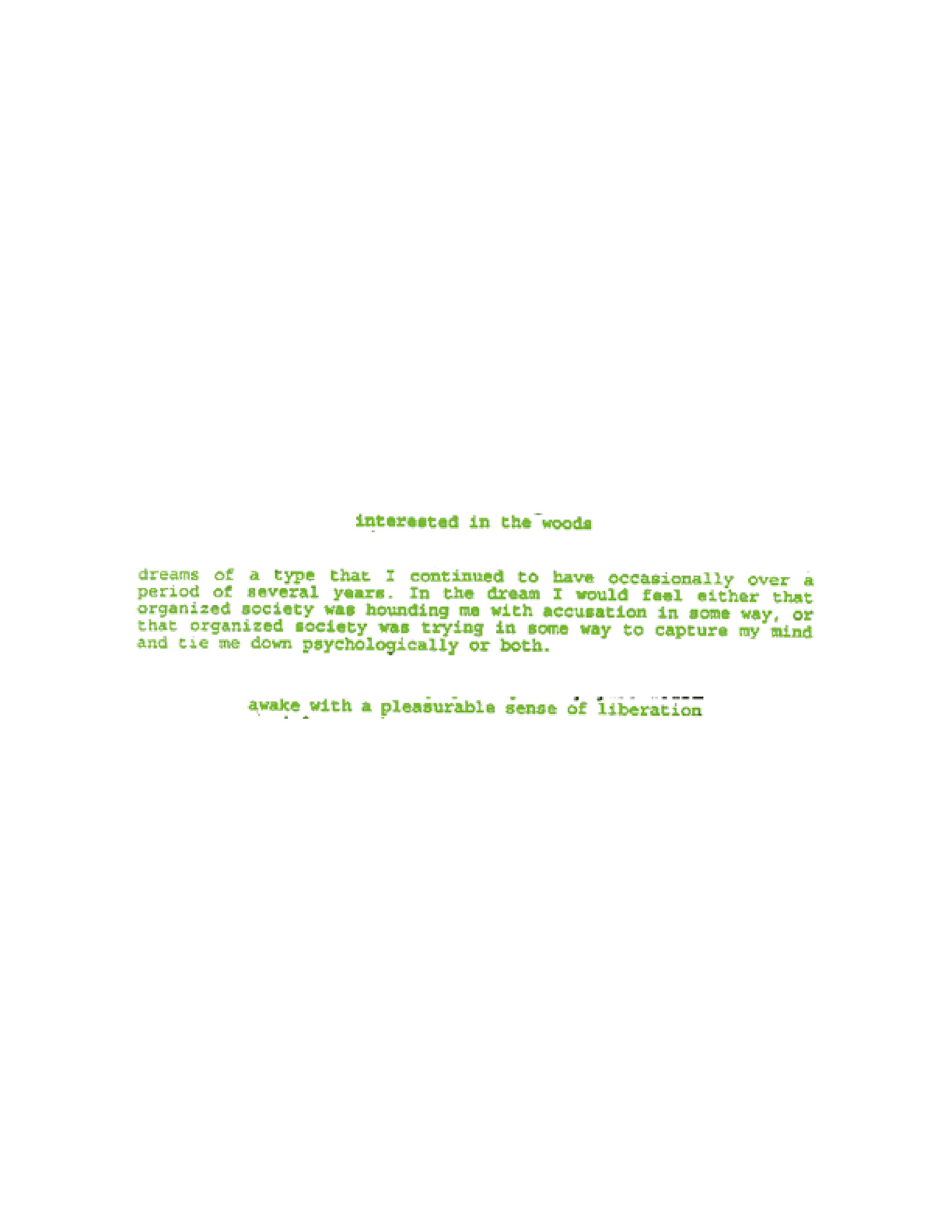 Evaluation (Chance Poem for TK)