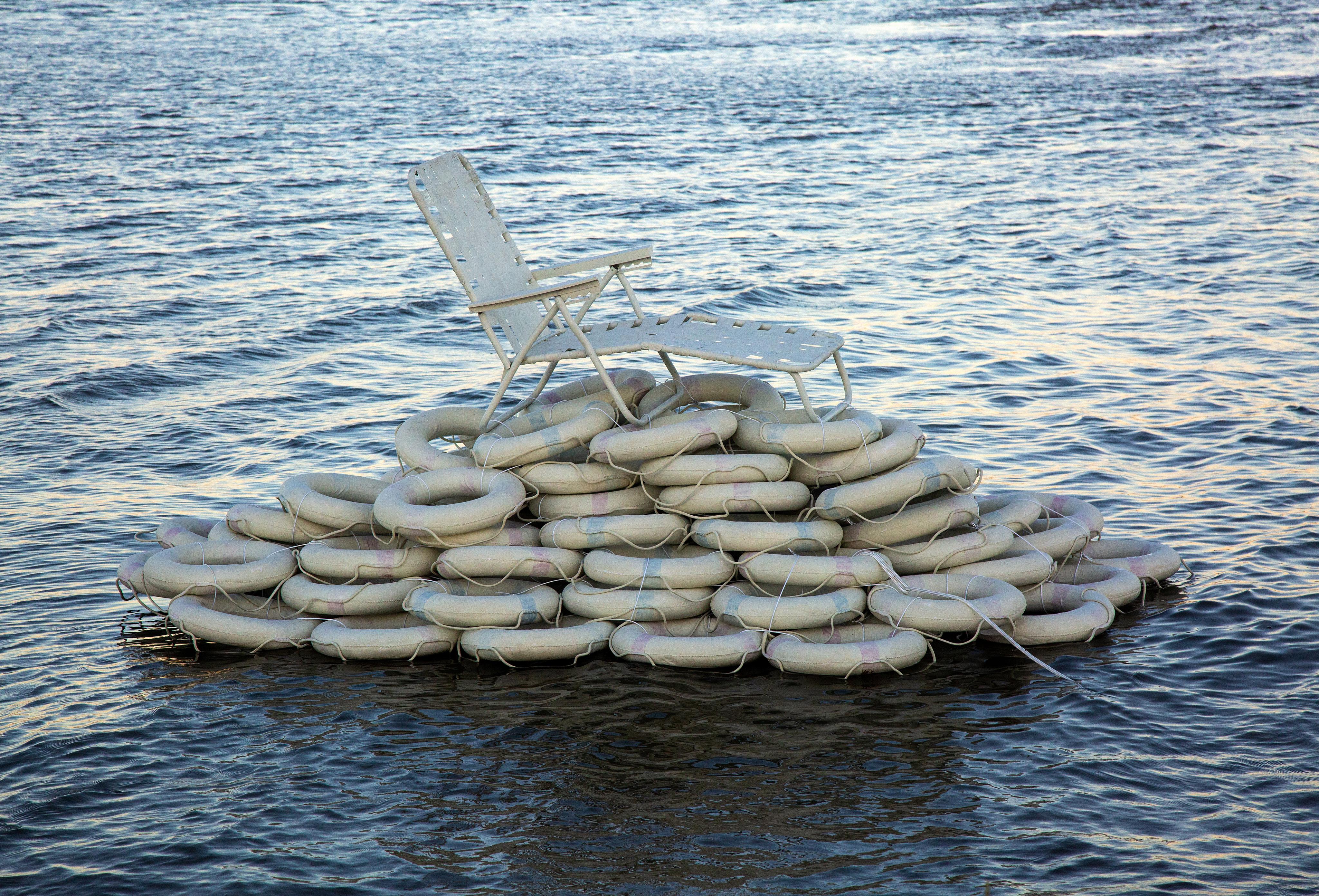 Lounging Through the Flood in the confluence of the Ohio and Mississippi rivers