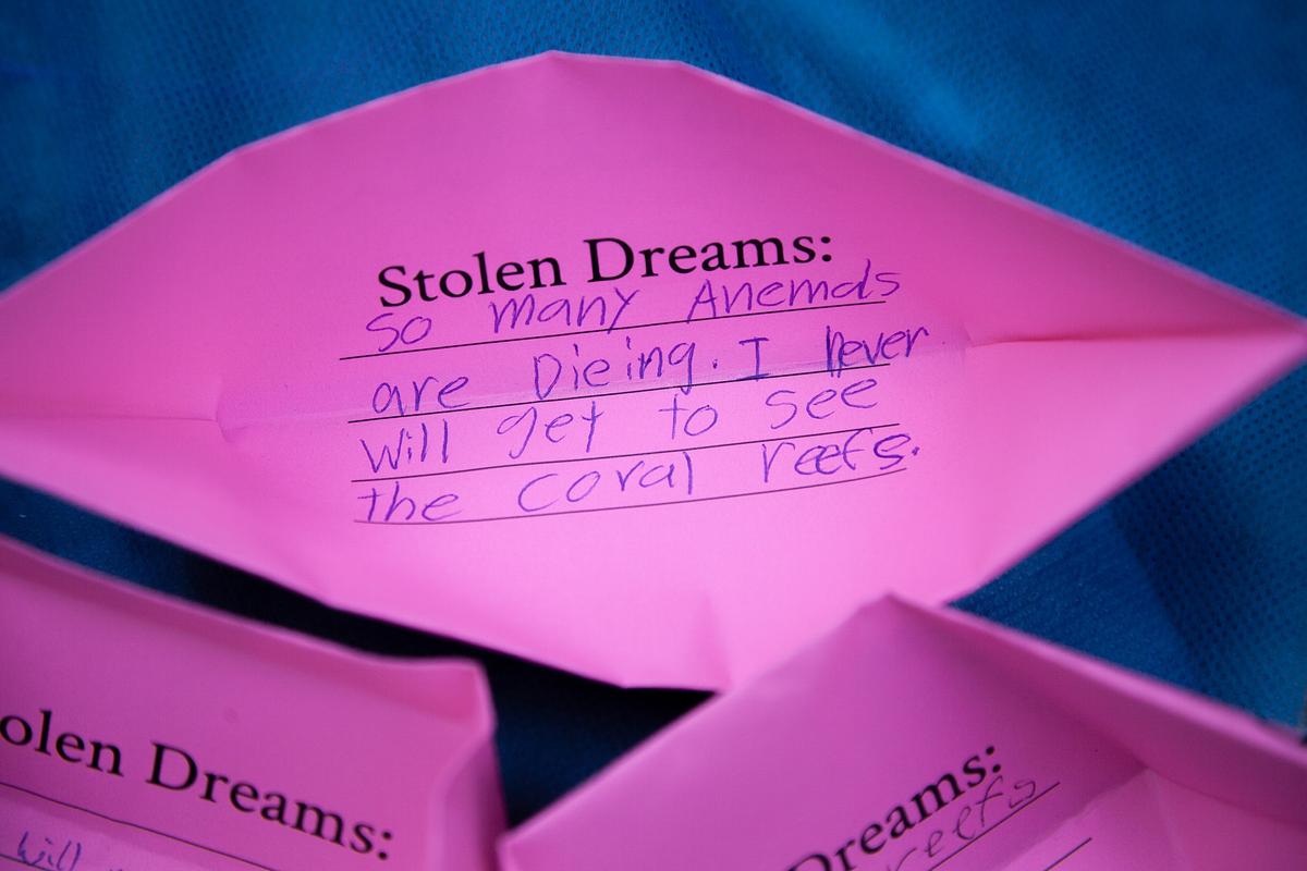 Oct 7th - Launch of the International Rebellion - Origami Boat Project