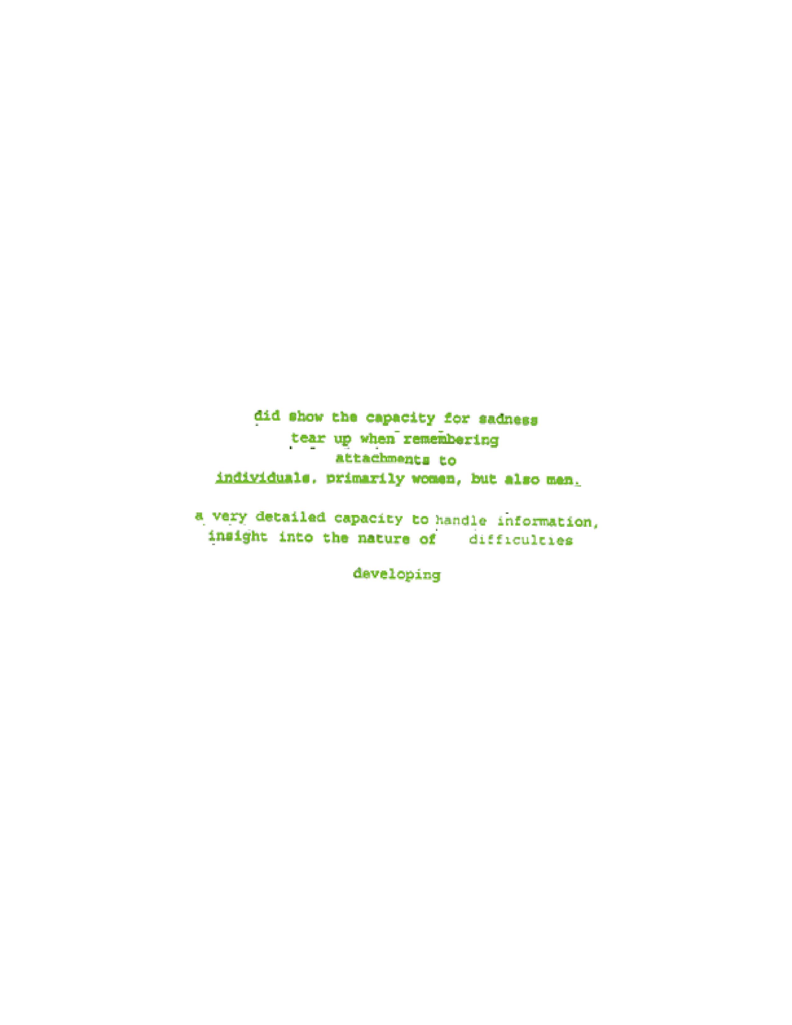Evaluation (Chance Poem for TK)