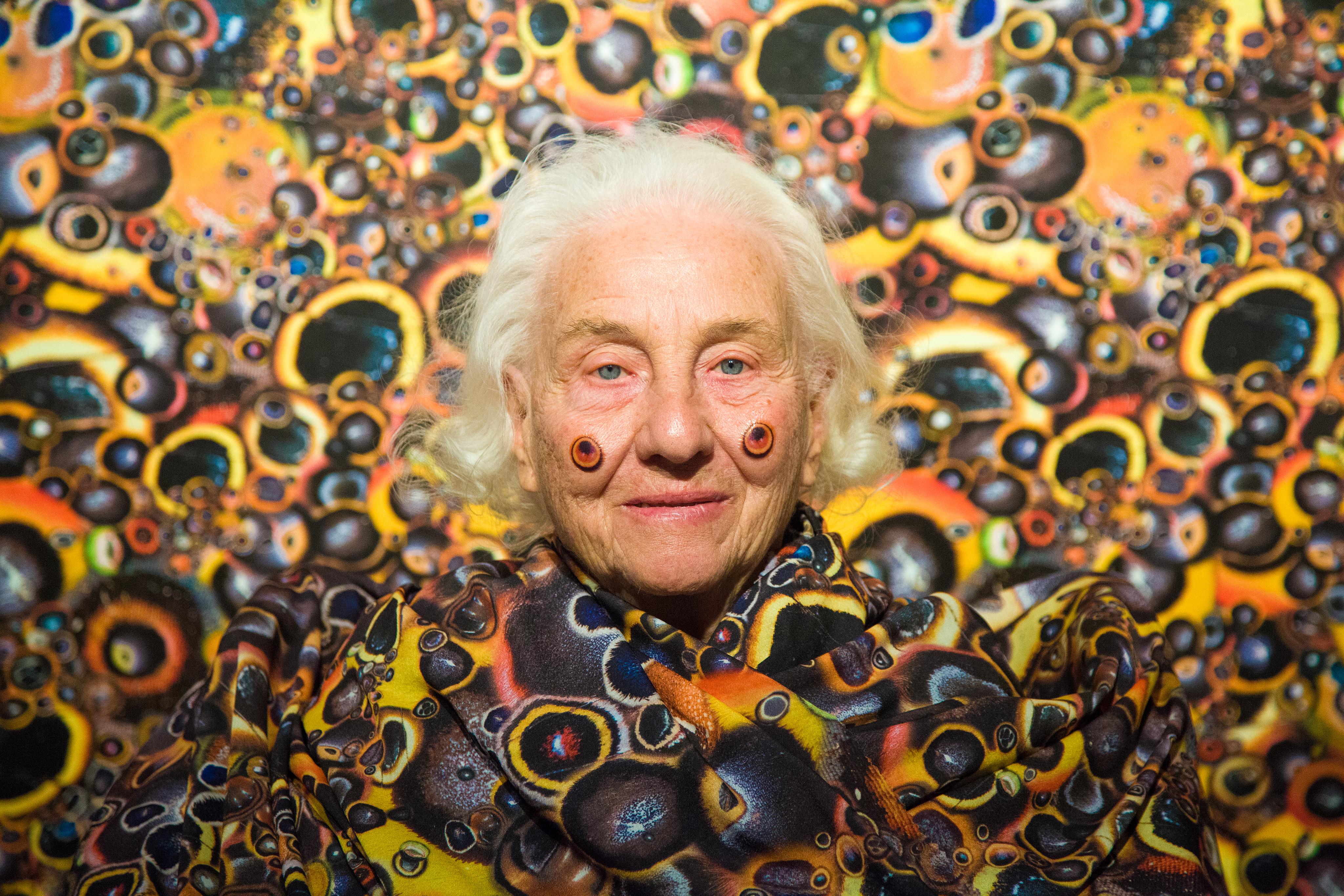 Patricia participating in 'Bewilder' at SLOMA in San Luis Obispo
