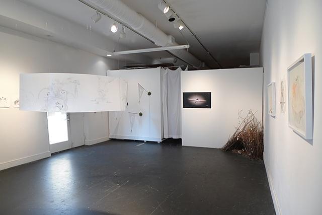 Installation view of Archipelago, main room