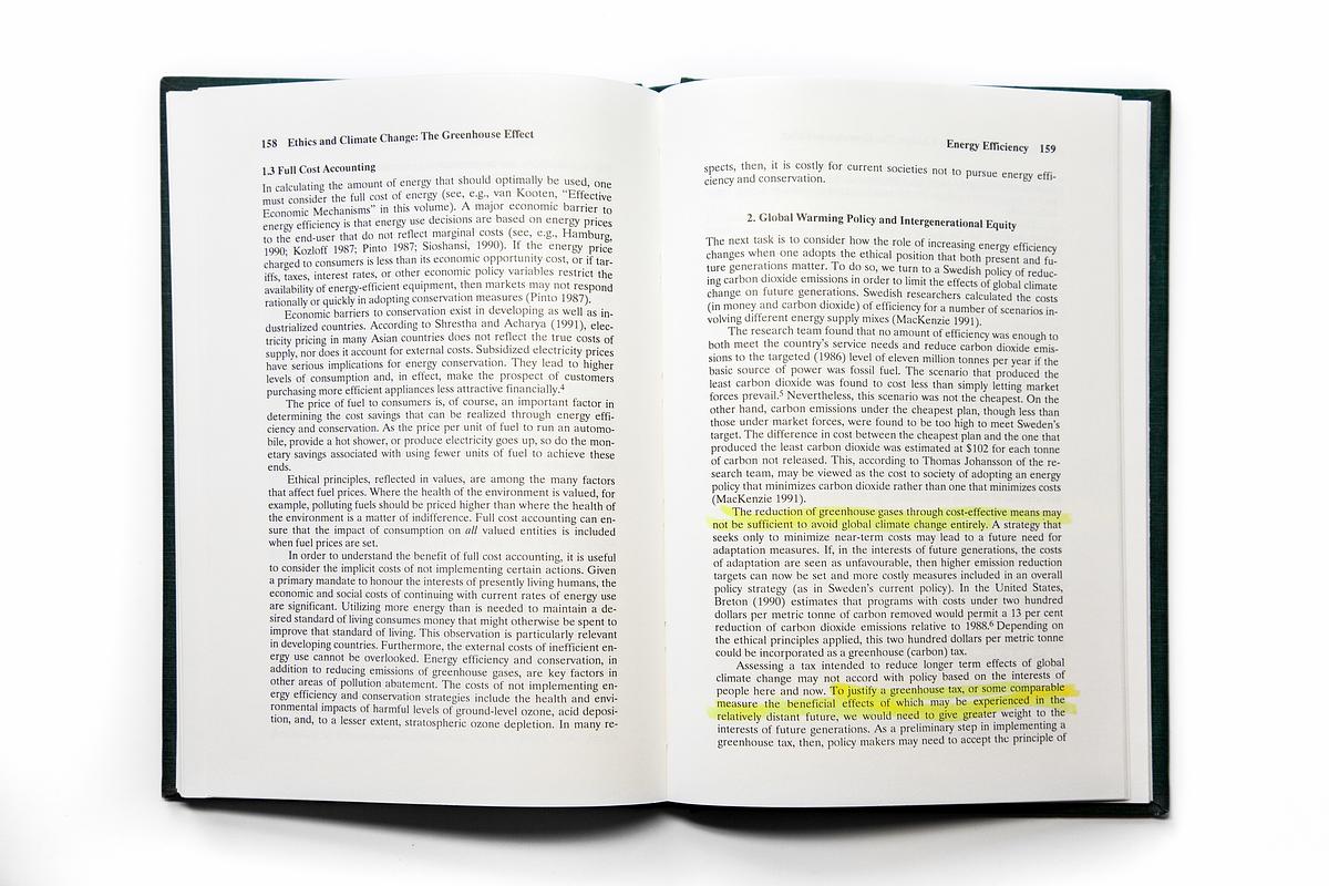 Ethics and Climate Change: The Greenhouse Effect, 1993