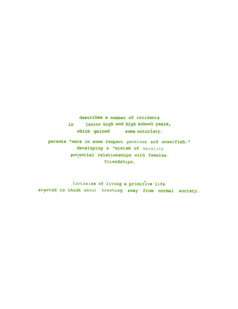 Evaluation (Chance Poem for TK)